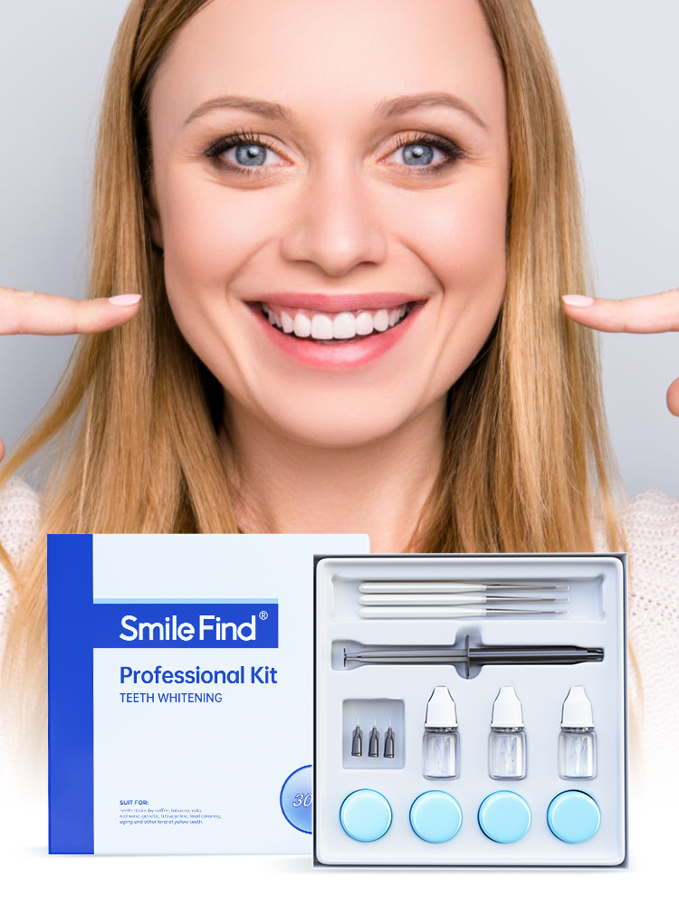Teeth Whitening Bleaching Kit - Kit de blanqueamiento Dental, agente blanqueador