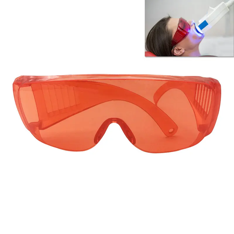 Teeth Whitening Uv Kit - Gafas de protección ocular rojas dentales,