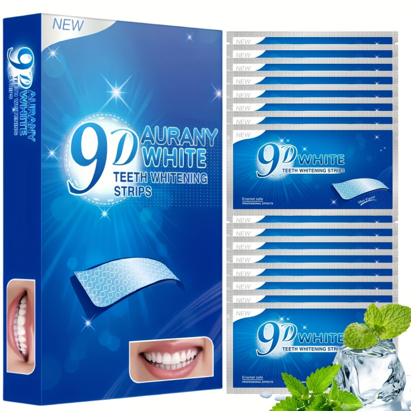 Teeth Whitening Retainer - 21 pares de tiras blanqueadoras de