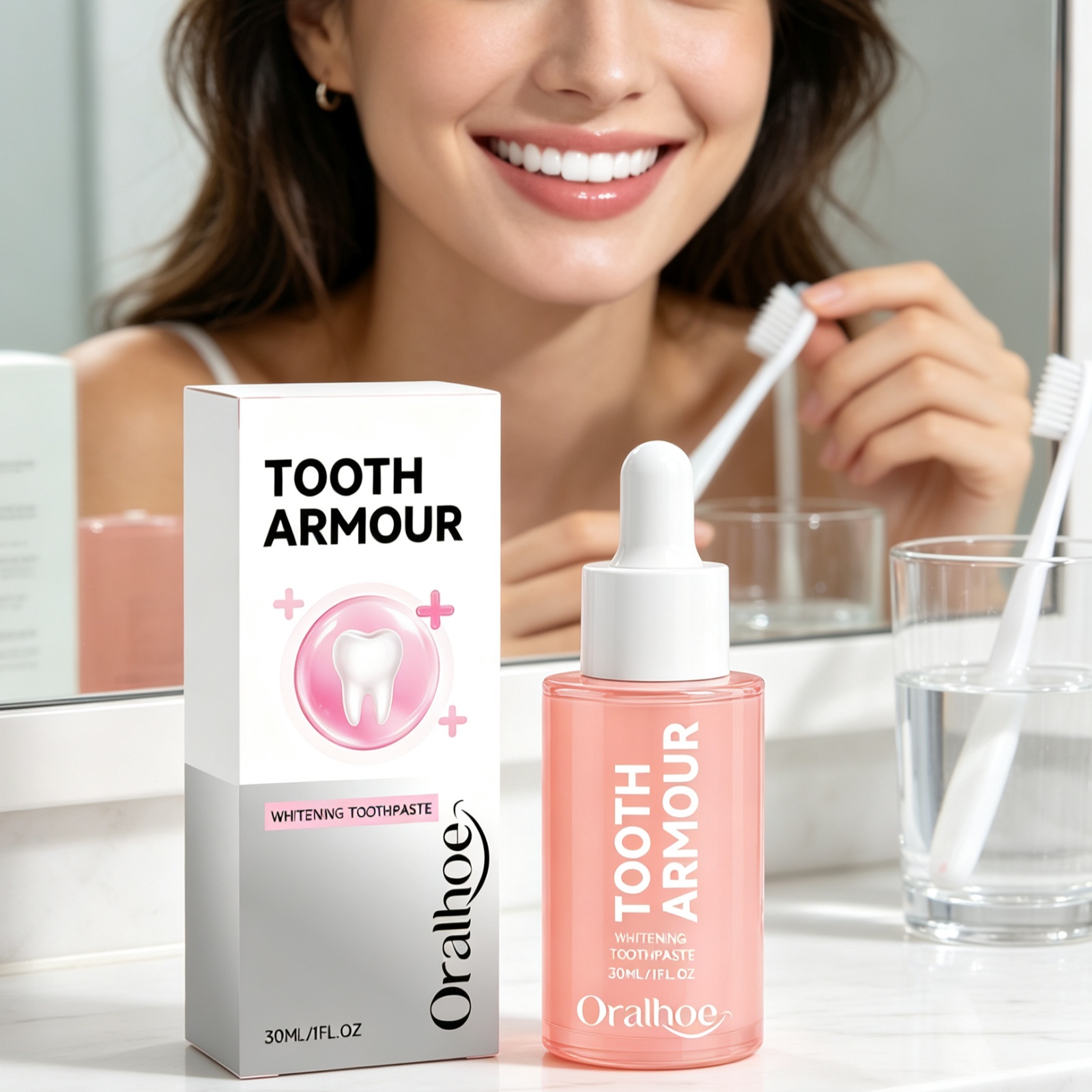Enamel Repair Serum - Suero Blanqueador de Dientes, Repara el