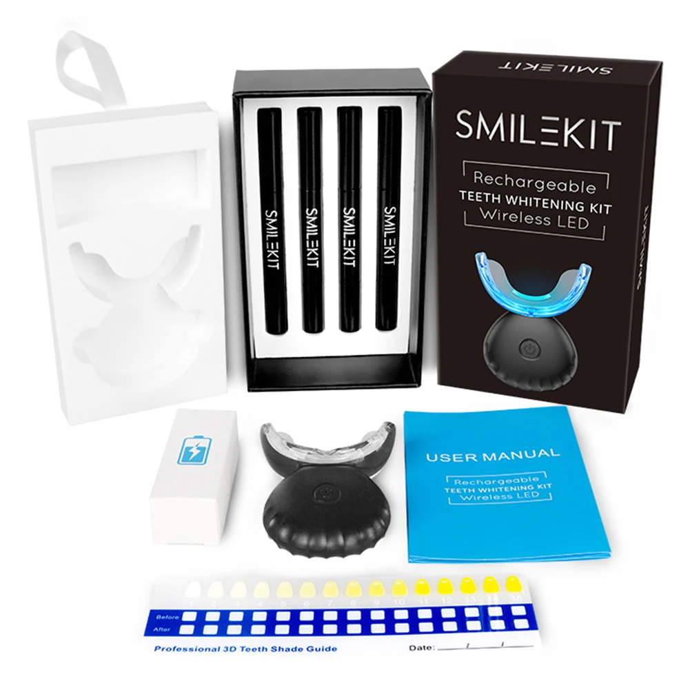 Teeth Whitening Bleaching Kit - Kit de blanqueamiento Dental Mini 16