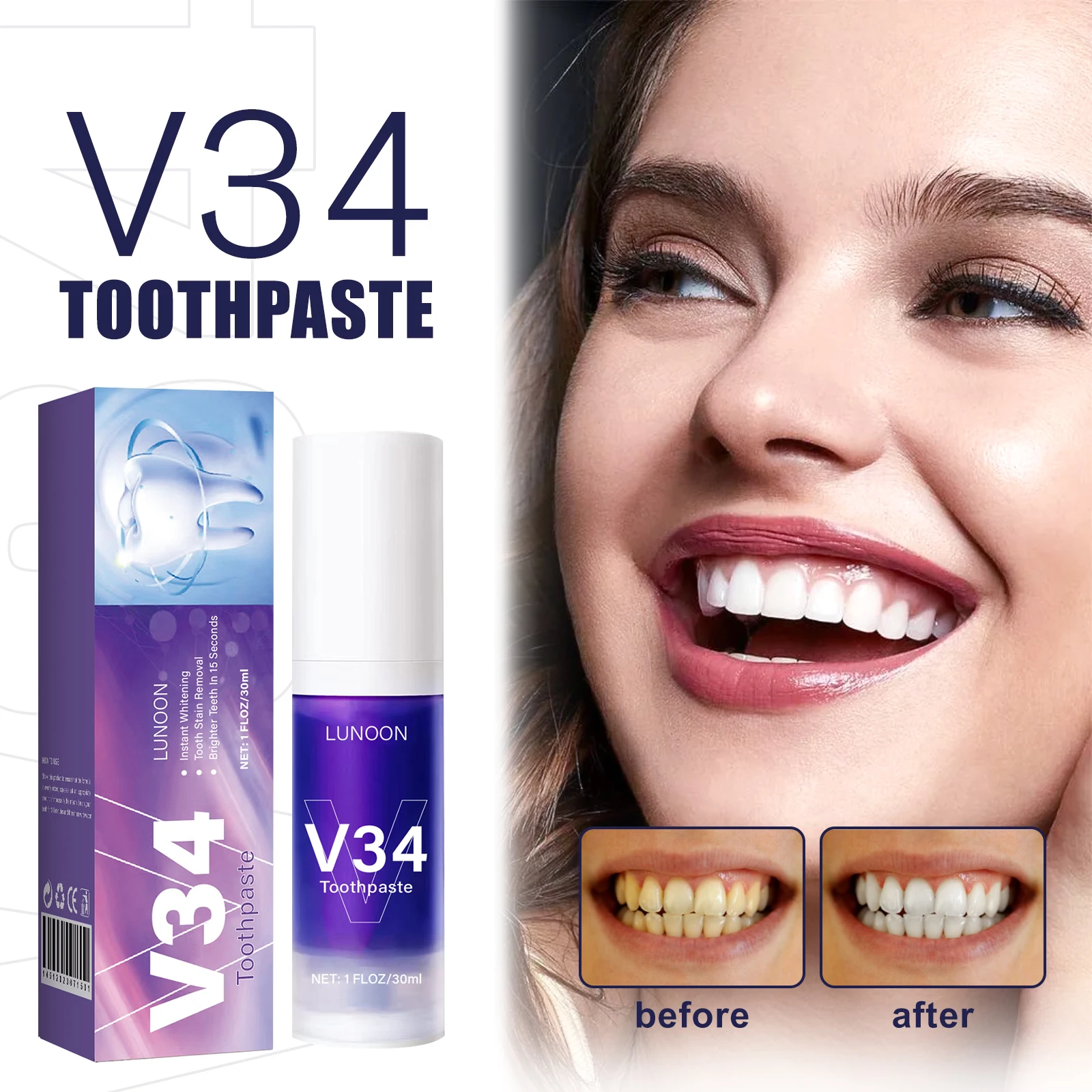 Teeth Whitening Mousse - Pasta de dientes en Mousse de