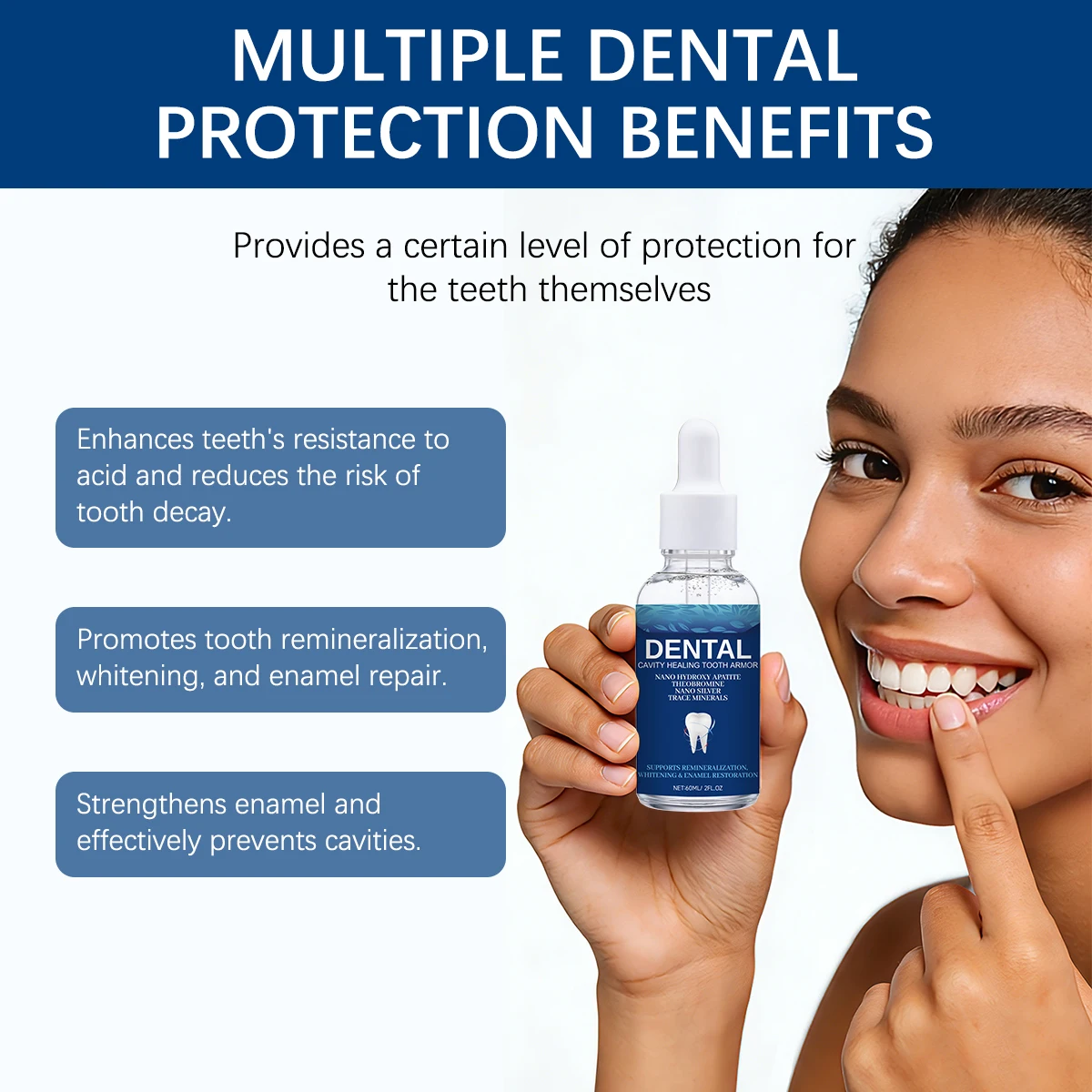 Suero Blanqueador Dental 60ml, - Enamel Repair Serum reseña y precio