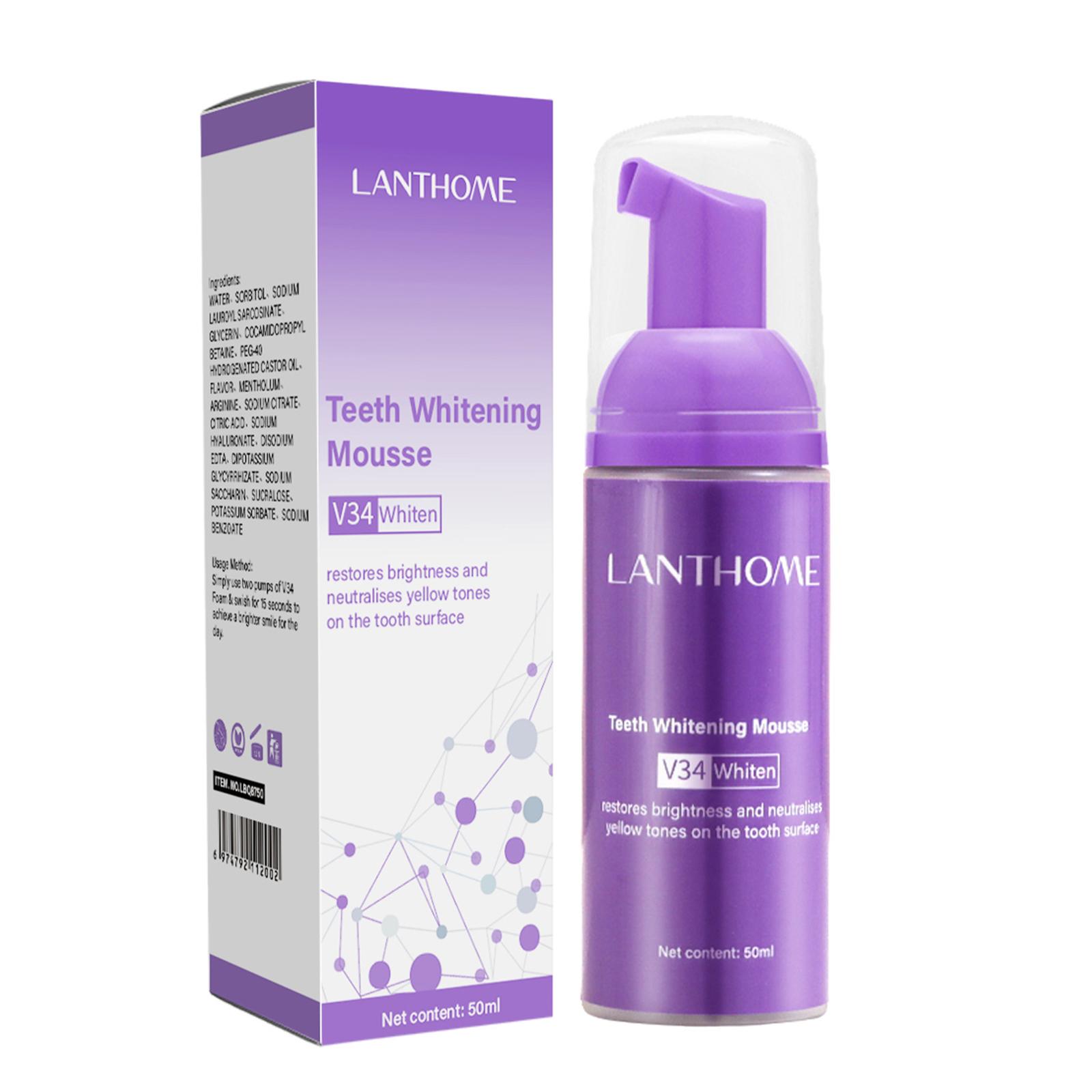 Pasta de dientes V34 Mousse pa - Teeth Whitening Mousse reseña y precio