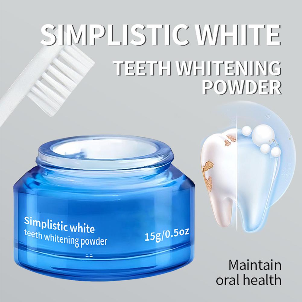 Polvo Blanqueador Dental Simpl - Teeth Whitening Bleach reseña y precio