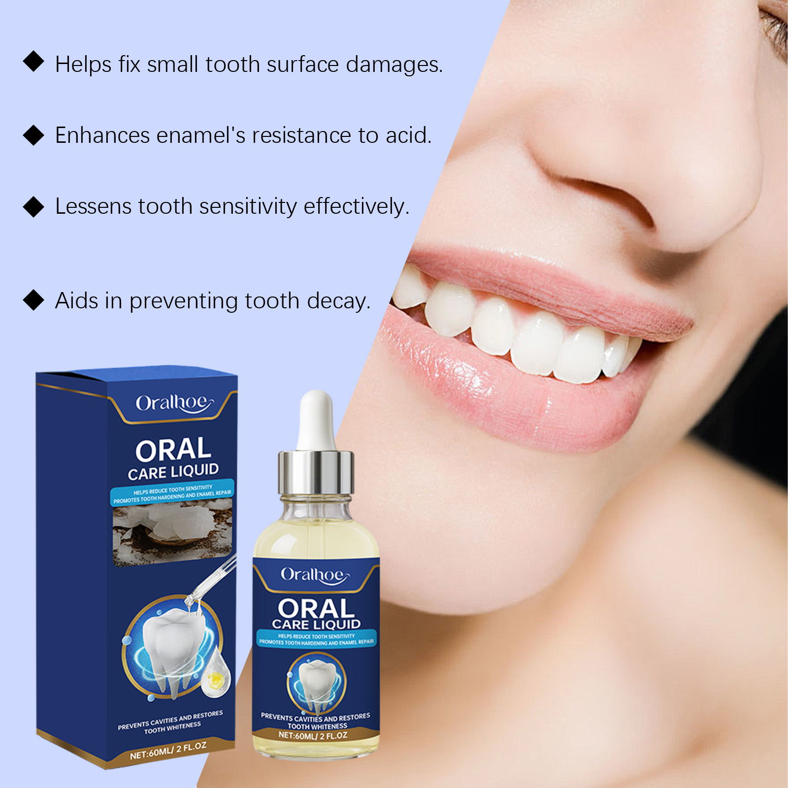Esencia para blanquear los die - Enamel Repair Serum reseña y precio