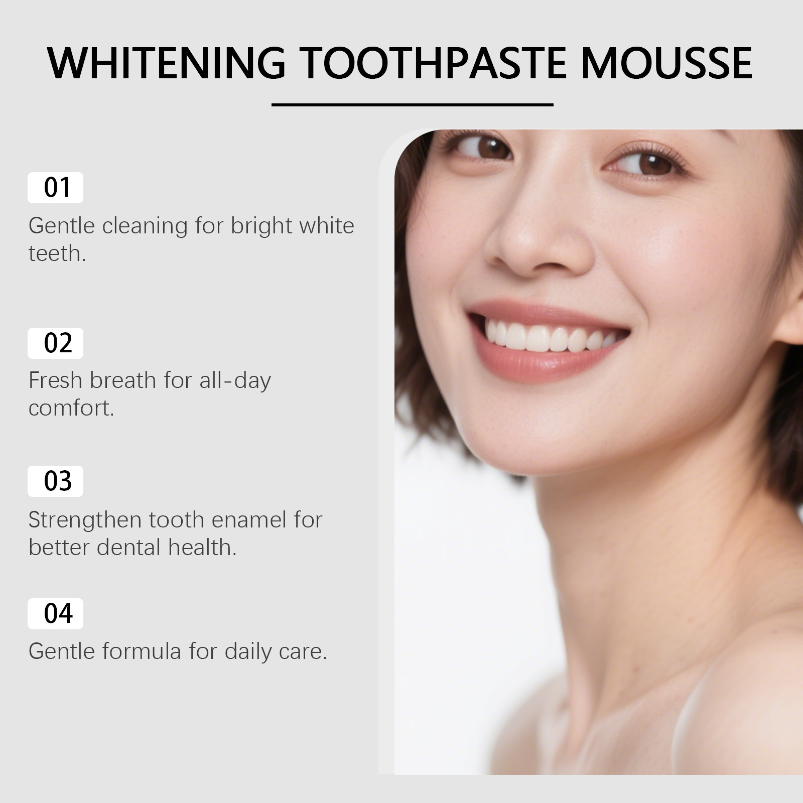 Pasta Dental Blanqueadora con  - Teeth Whitening Mousse reseña y precio