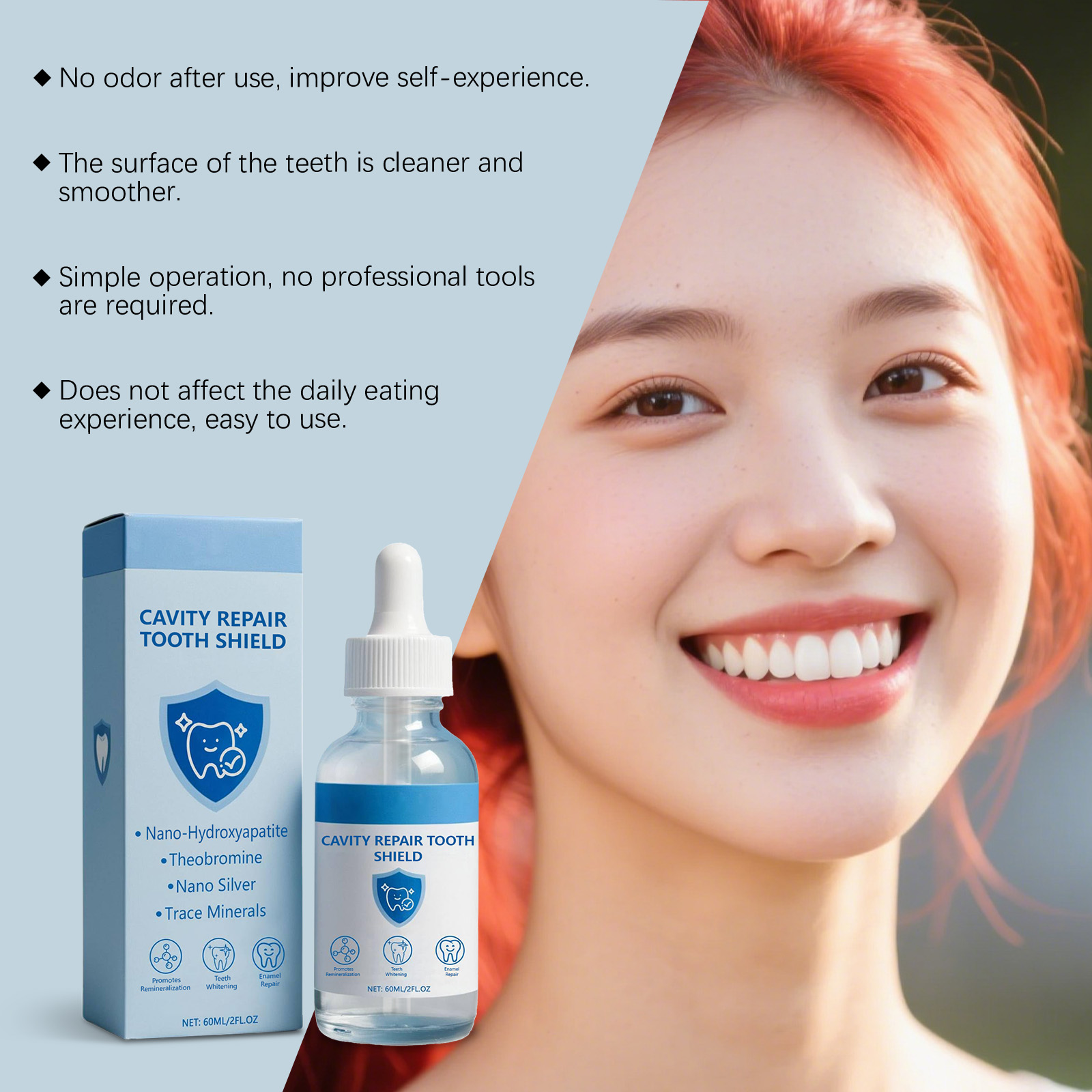 Suero Reparador de Caries, Líq - Enamel Repair Serum reseña y precio
