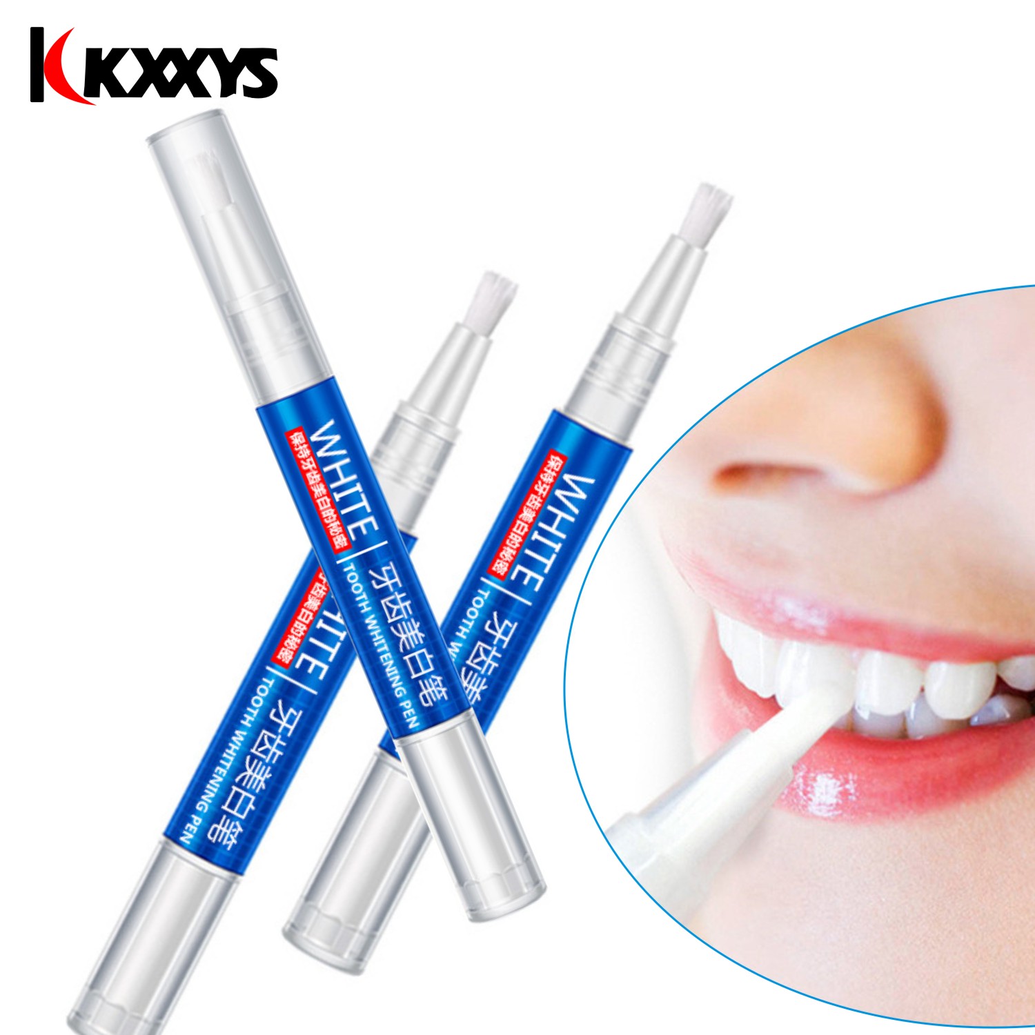 Pluma blanca para blanquear lo - Teeth Whitening Bleaching Kit reseña y precio