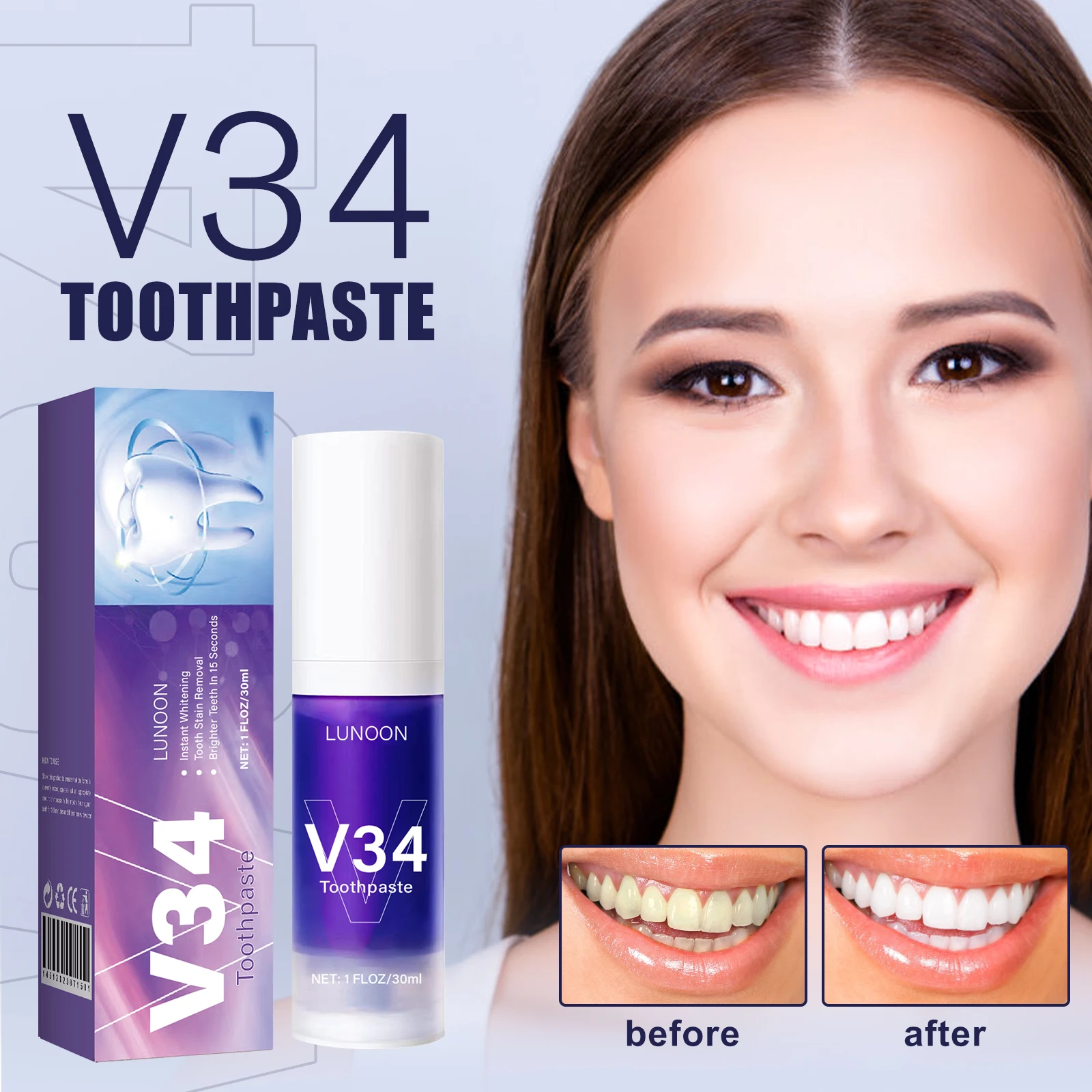 Pasta de dientes en Mousse de  - Teeth Whitening Mousse reseña y precio