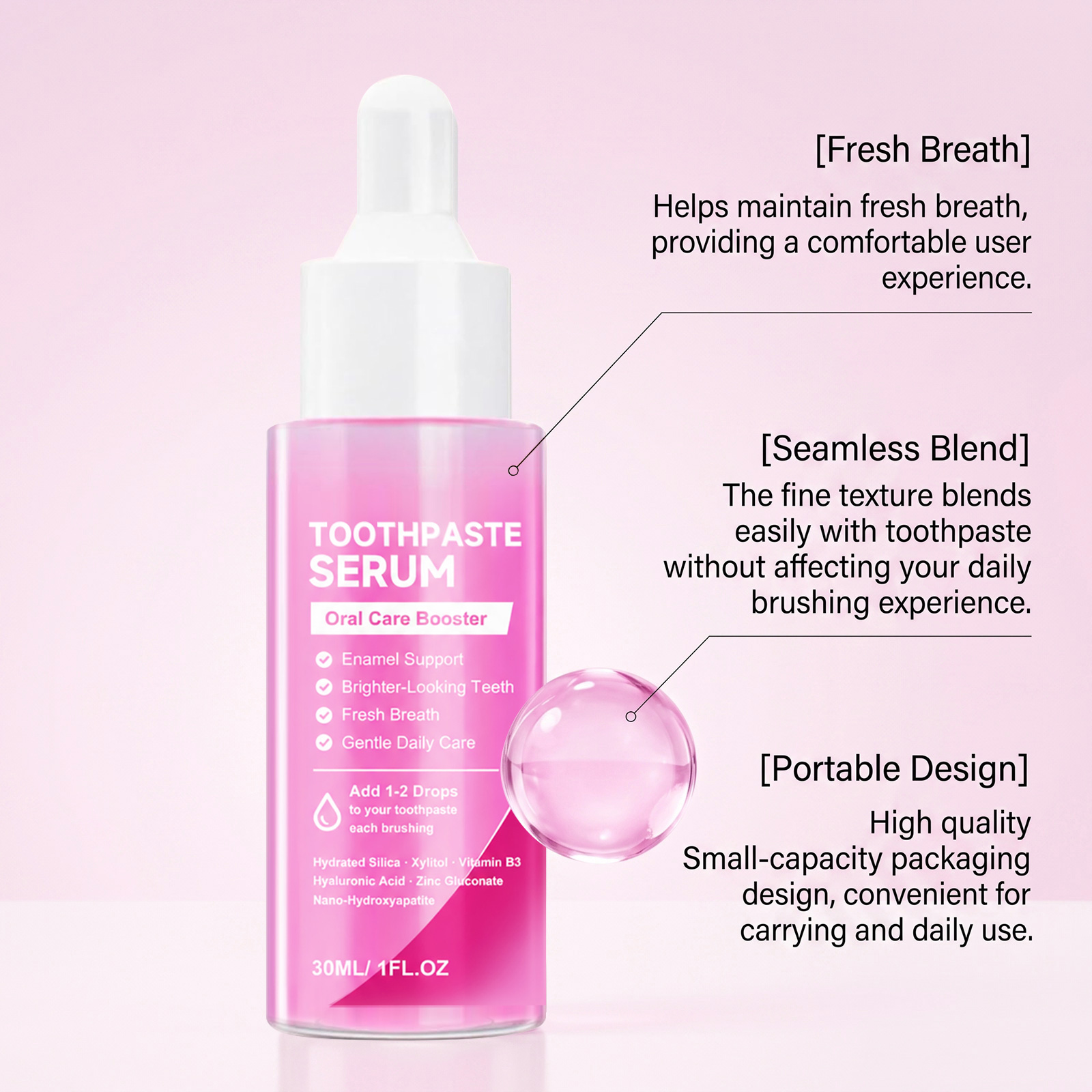 Líquido para el Cuidado Dental - Enamel Repair Serum reseña y precio