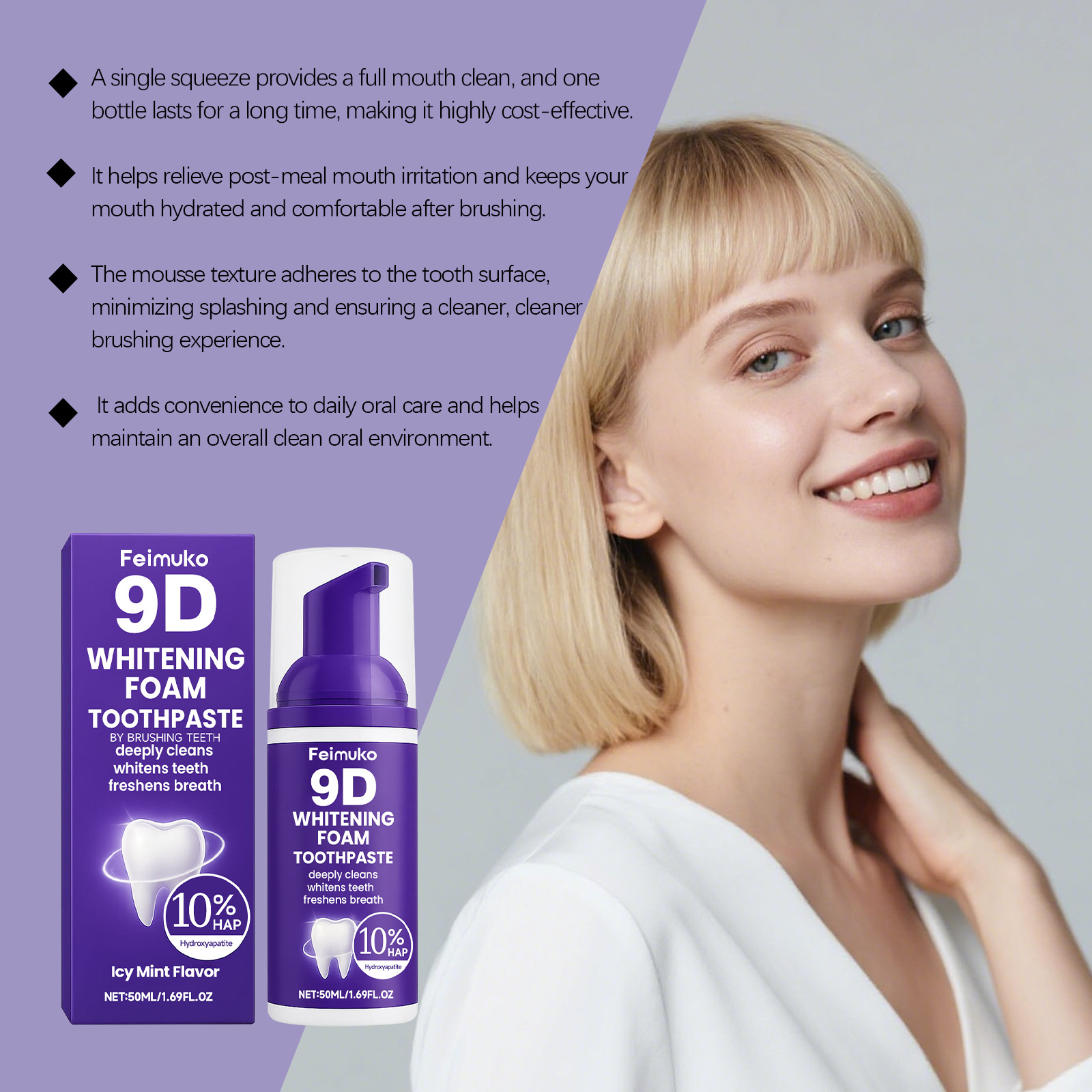 Mousse Blanqueadora de Dientes - Teeth Whitening Mousse reseña y precio