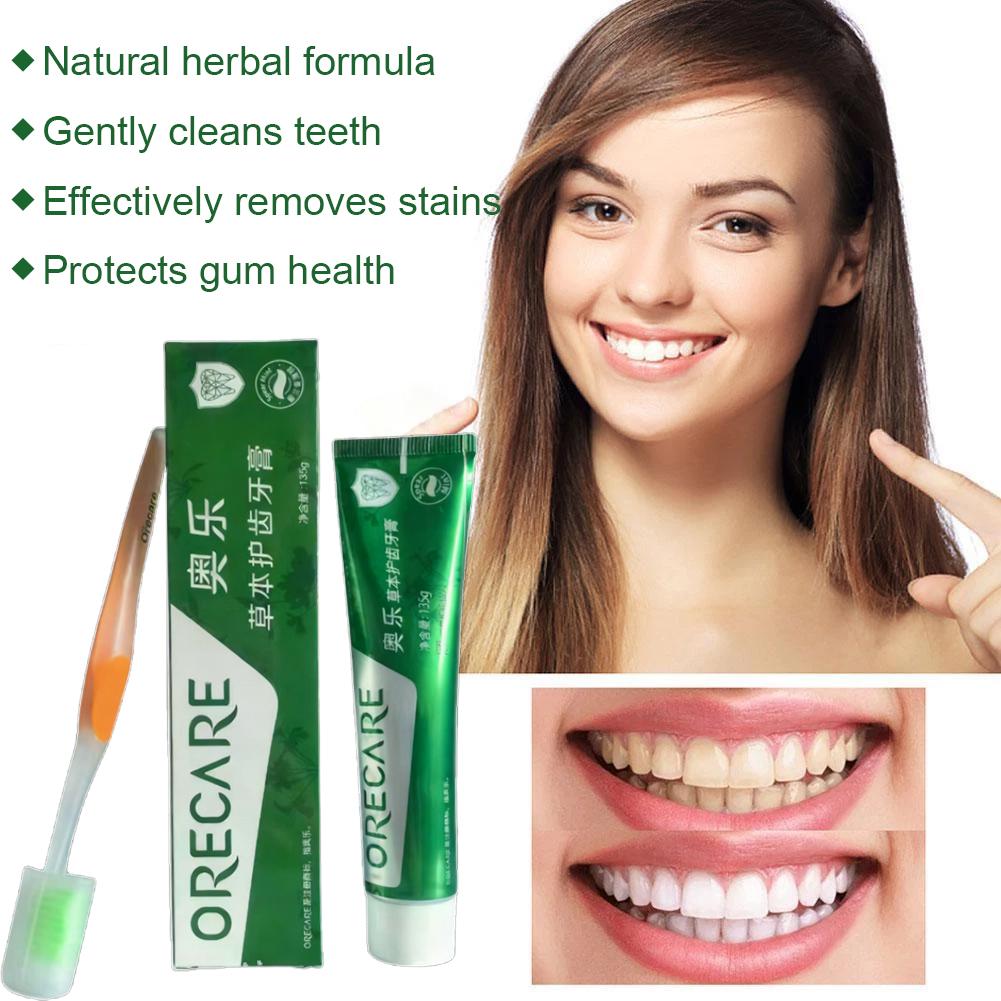 Pasta Dental Herbal con Sabor  - Teeth Whitening Mousse reseña y precio