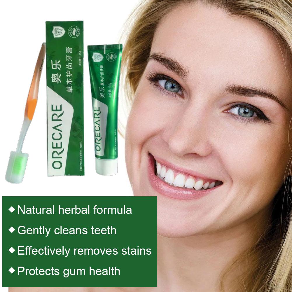 Pasta Dental Herbal con Sabor  - Teeth Whitening Mousse reseña y precio