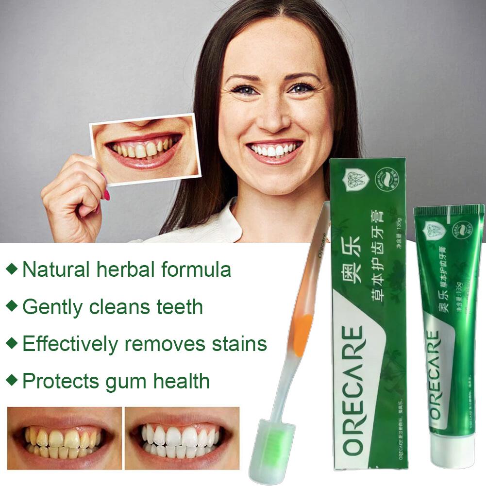 Pasta Dental Herbal con Sabor  - Teeth Whitening Mousse reseña y precio