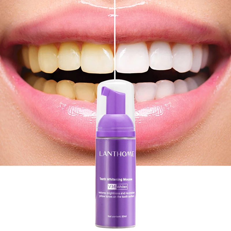 Mousse-pasta de dientes V34 pa - Teeth Whitening Mousse reseña y precio
