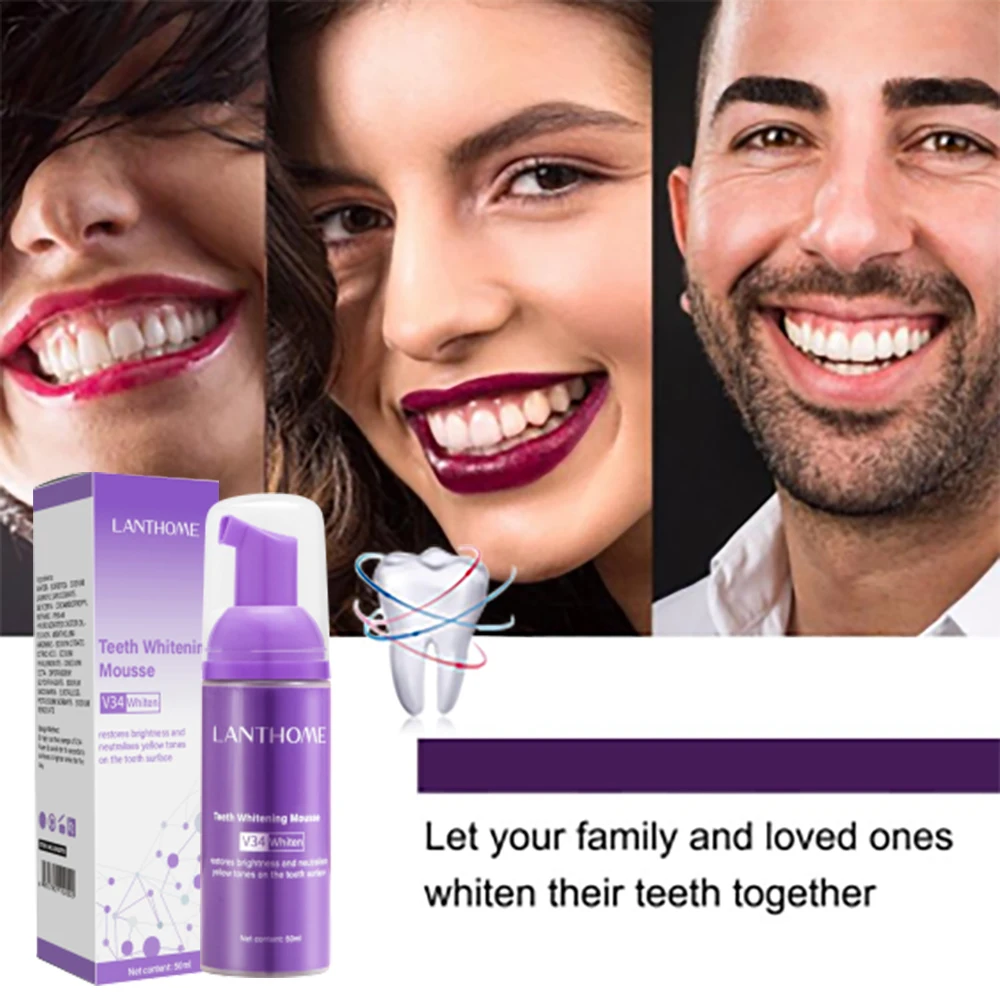 Mousse-pasta de dientes V34 pa - Teeth Whitening Mousse reseña y precio